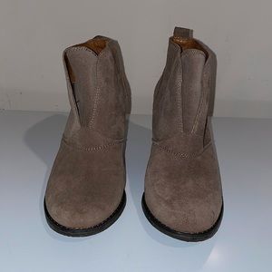 Sophisticated Suede Wedge Heels